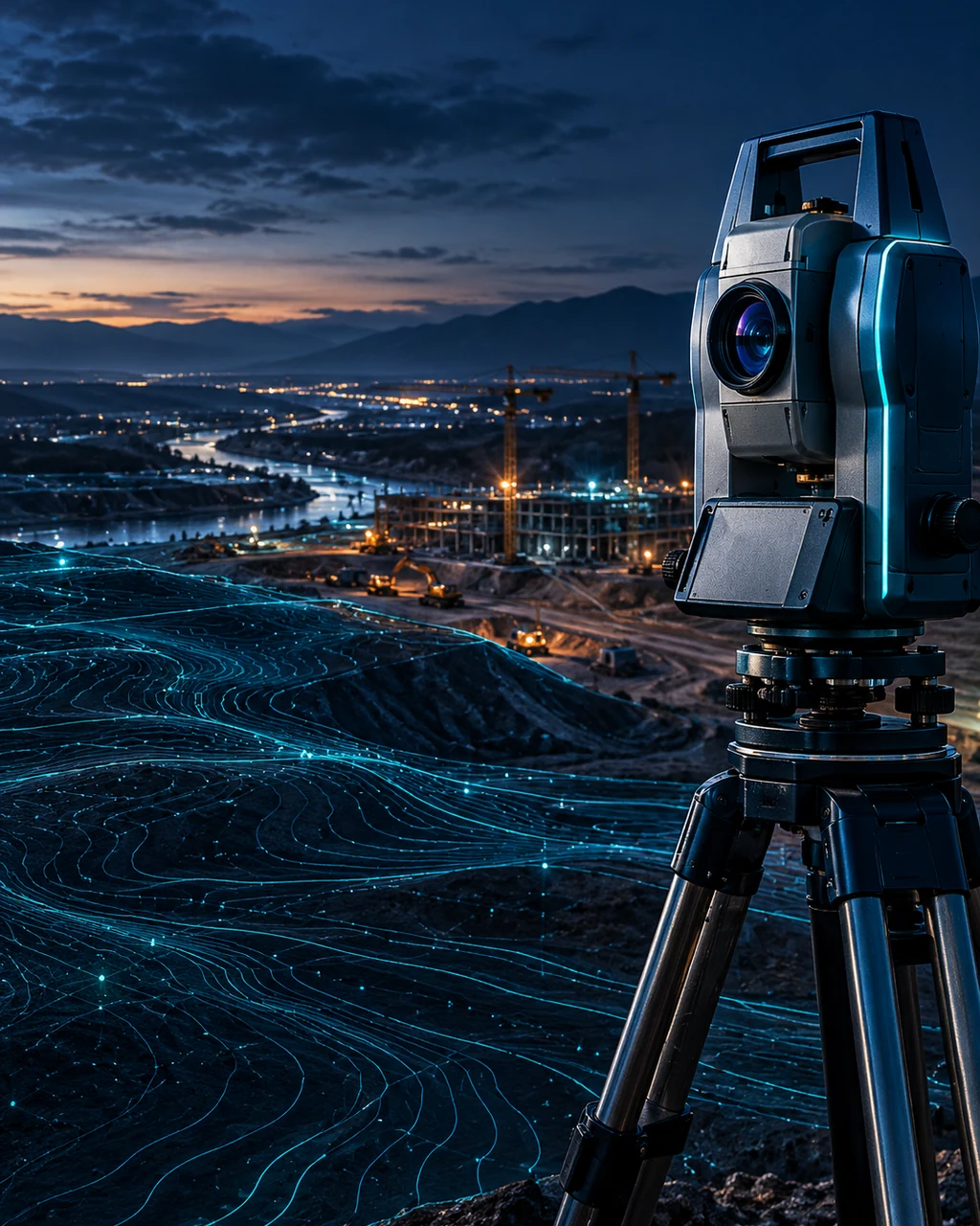 Geo Enter Tech geodezik uskunalari — elektron taxeometr va GNSS qabul qilgich